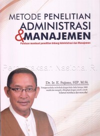 Image of Metode penelitian administrasi & manajemen