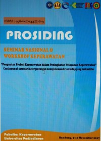 Image of Prosiding Seminar Nasional Keperawatan: Penguatan profesi keperawatan dalam peningkatan pelayanan keperawatan