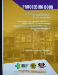 Image of Proceeding Book: The 1th International Conference on Interprofessional Health Collaboration