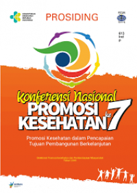 Image of Prosiding Konferensi Nasional Promosi Kesehatan ke 7: Promosi Kesehatan dalam Pencapaian Tujuan Pembangunan Berkelanjutan